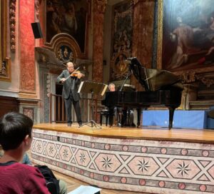 Francesco Manara violino, Claudio Voghera pianoforte Musiche di W.A. Mozart, J. Brahms, L. van Beethoven,